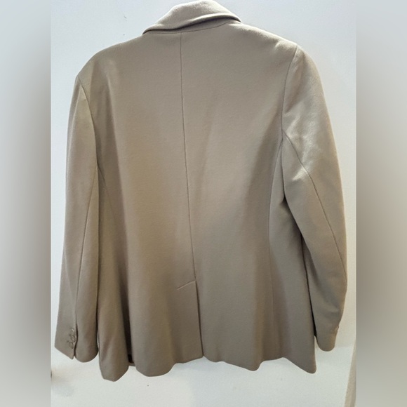 Chicos Neutral Blazer with Leopard Lining - Picture 3 of 4